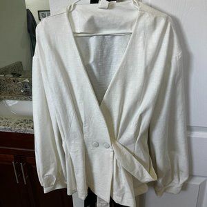 white blazer